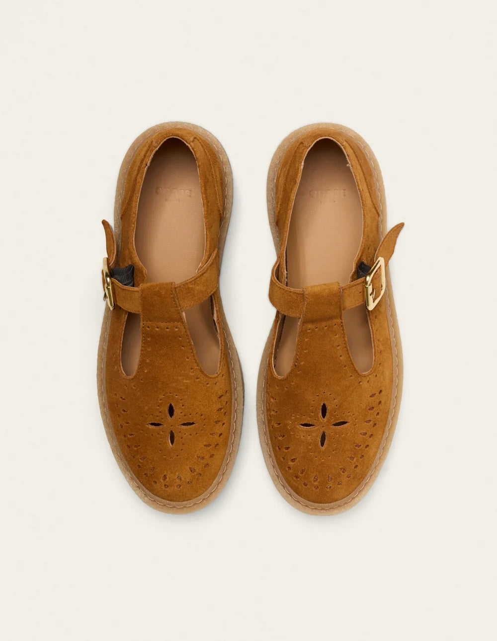 Derbies Baia Suède Ambre Odaje