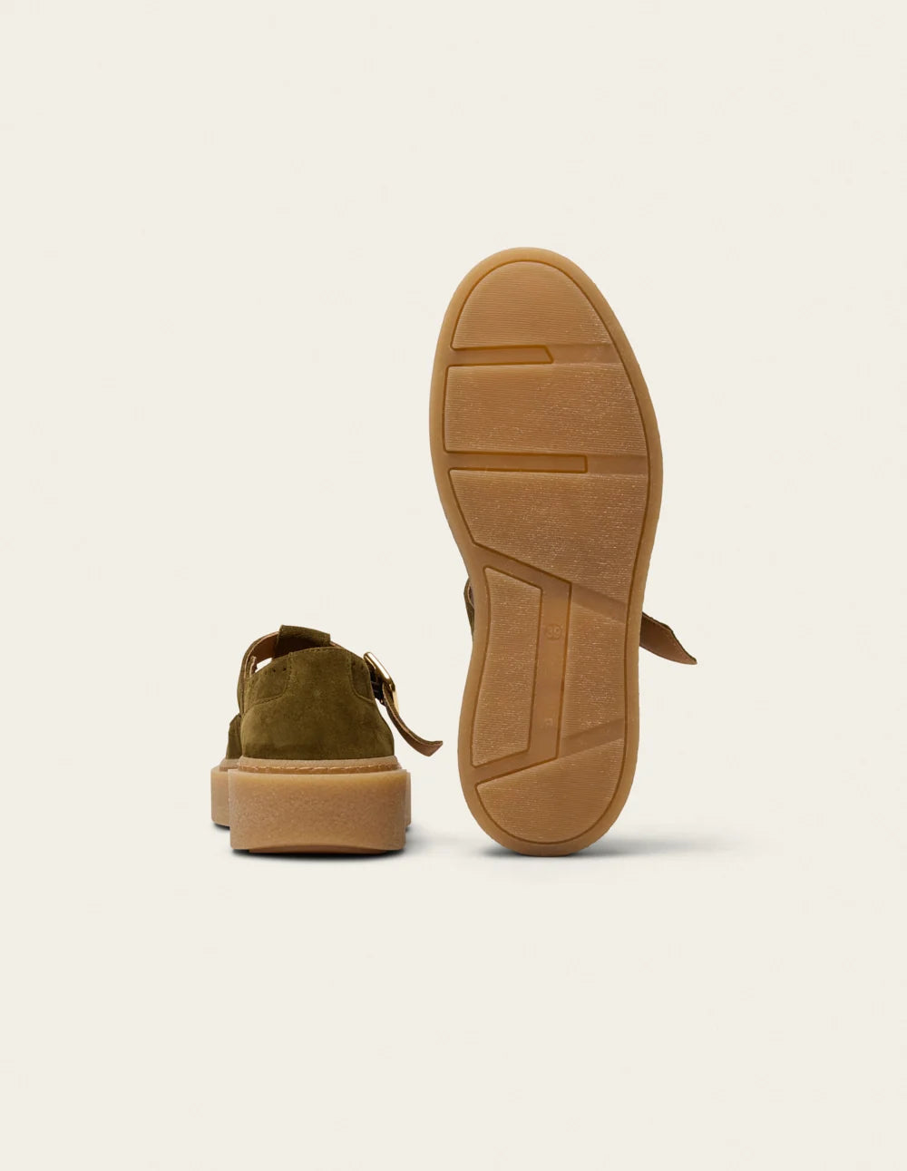 Derbies Baia Suède Kaki Odaje