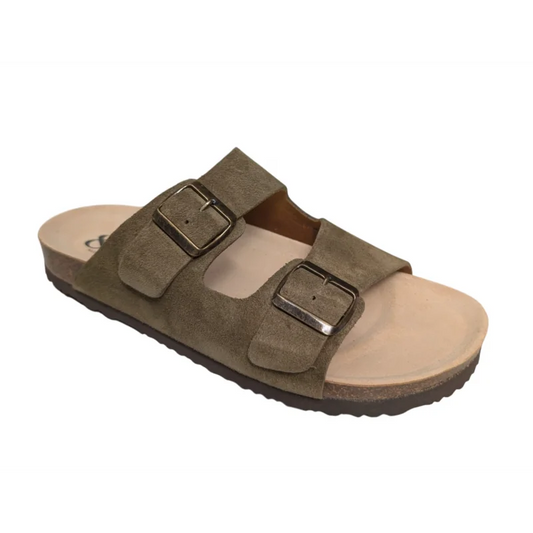 Sandales double bride Sam2503 Trebol kaki AndOtherStep