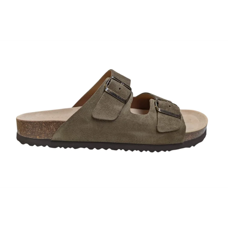 Sandales double bride Sam2503 Trebol kaki AndOtherStep