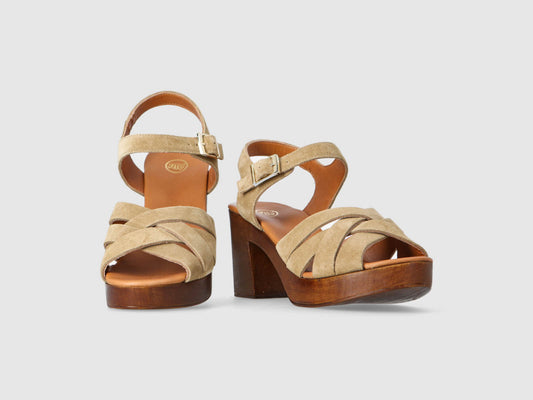 Sandales Boreas velours cigare SMS