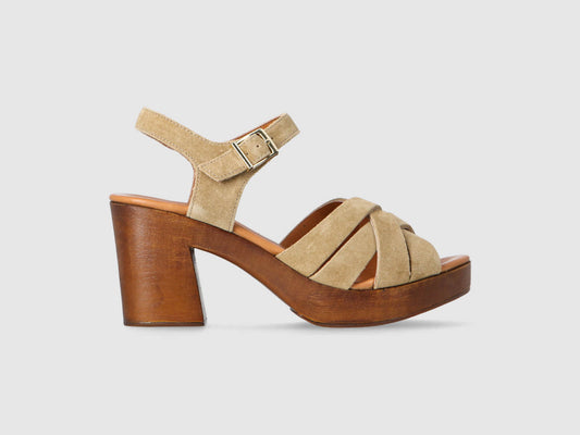 Sandales Boreas velours cigare SMS