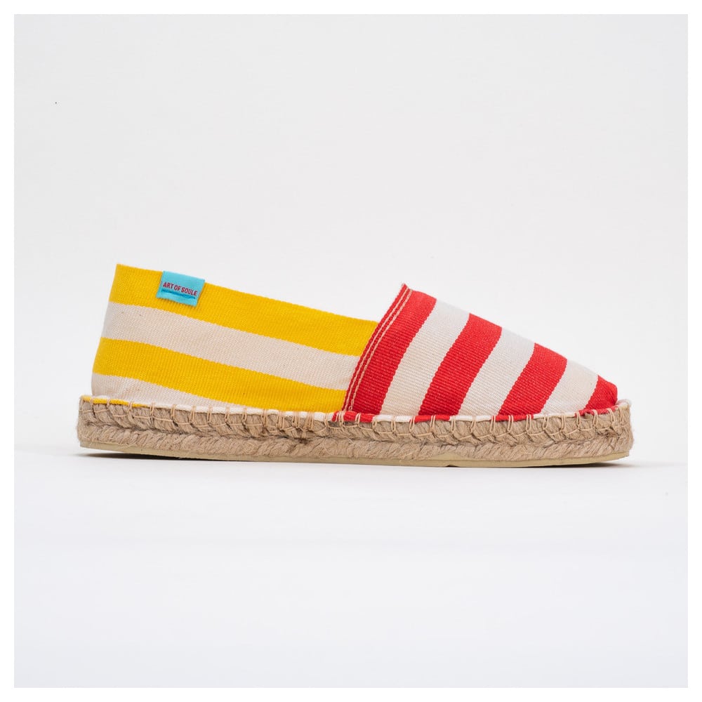 ESPADRILLES SO BTZ YELLOW ART OF SOULE