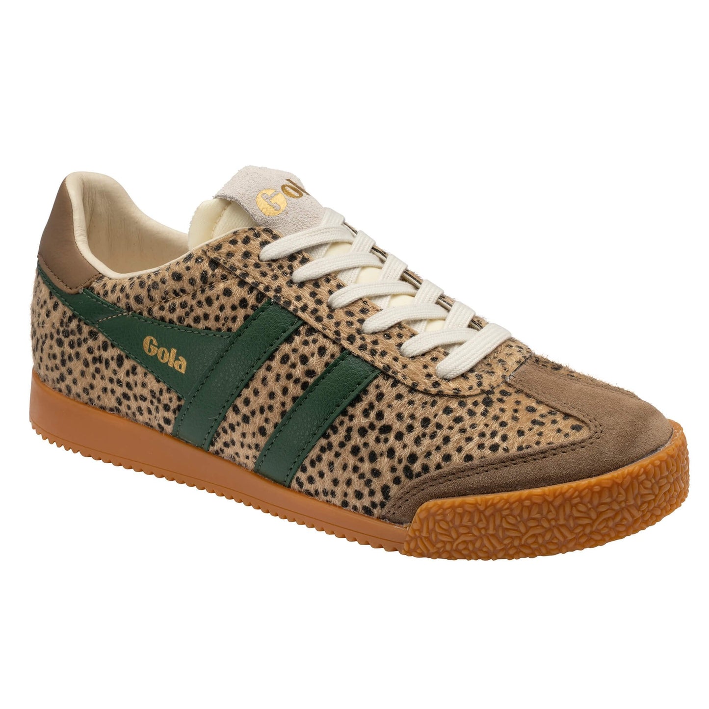 GOLA BASKET ELAN SAVANNA CHEETAH TOBACCO EVERGREEN