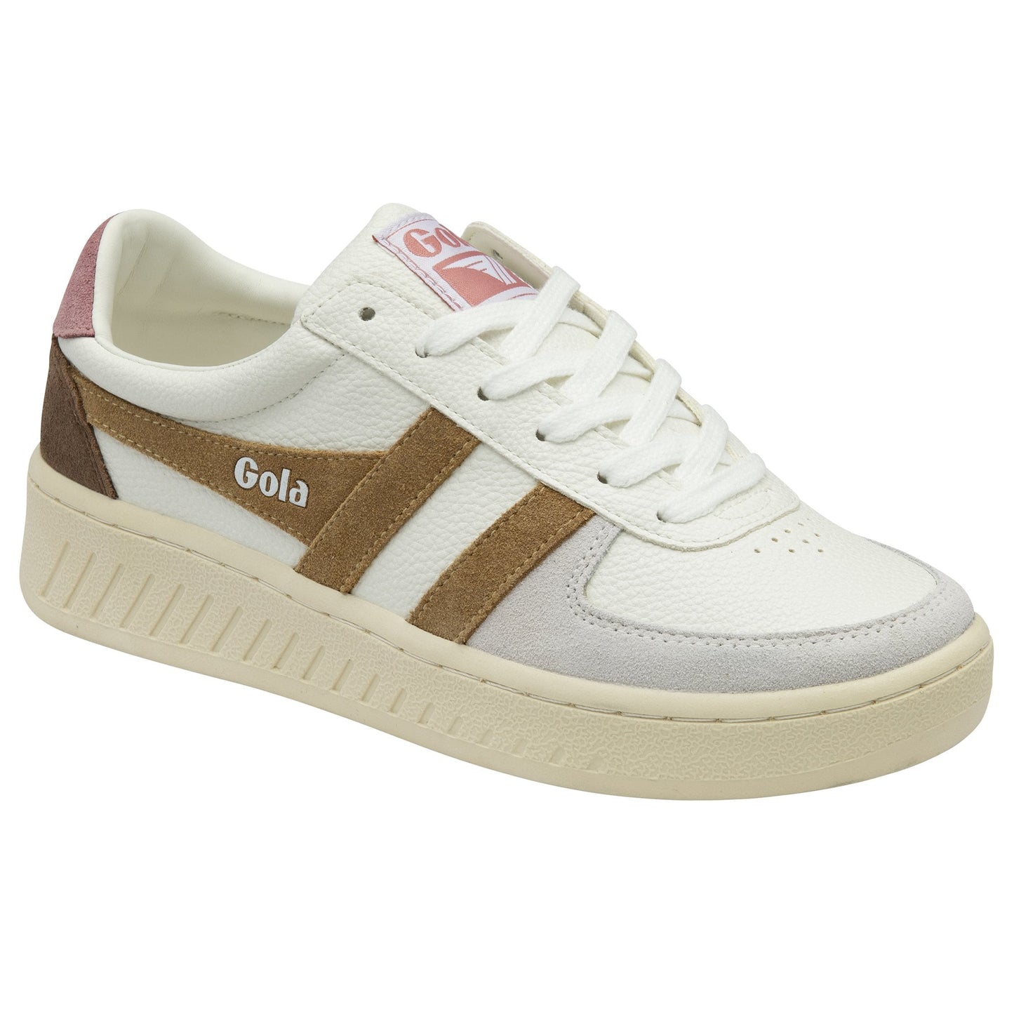 GOLA GRANDSLAM TRIDENT WHITE T/BROWN SUGAR / D.ROSE