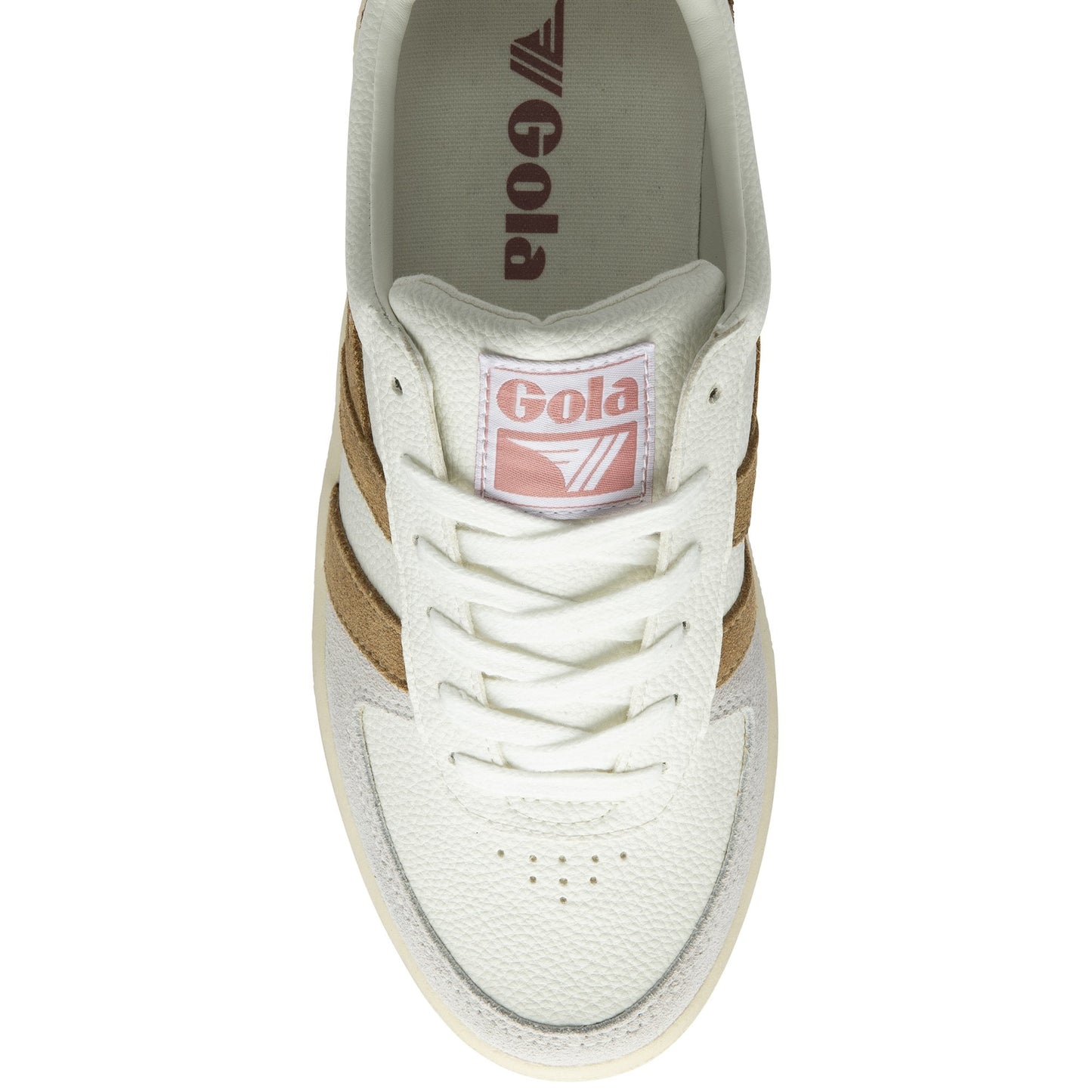 GOLA GRANDSLAM TRIDENT WHITE T/BROWN SUGAR / D.ROSE