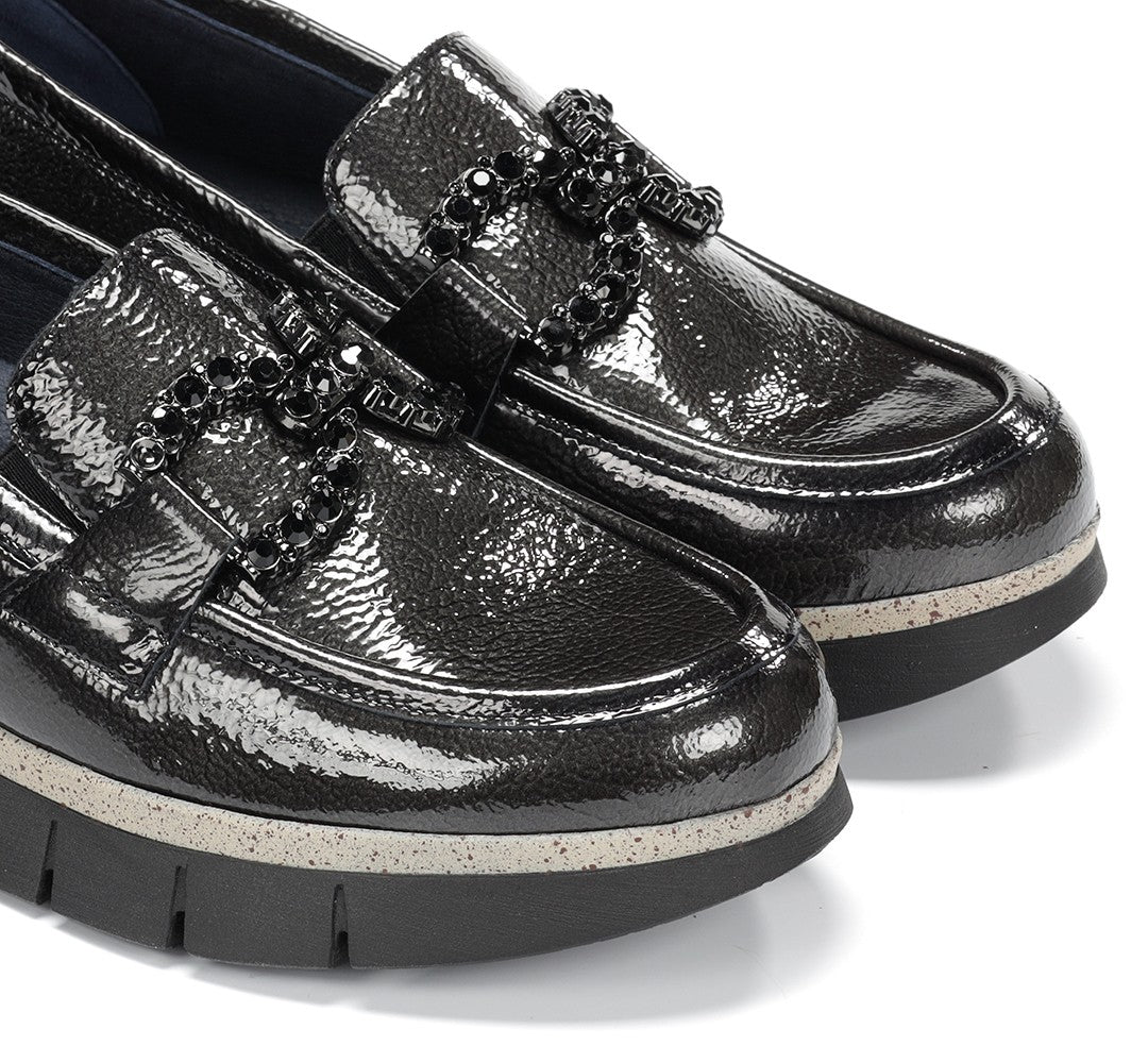 Mocassins India noire Dorking