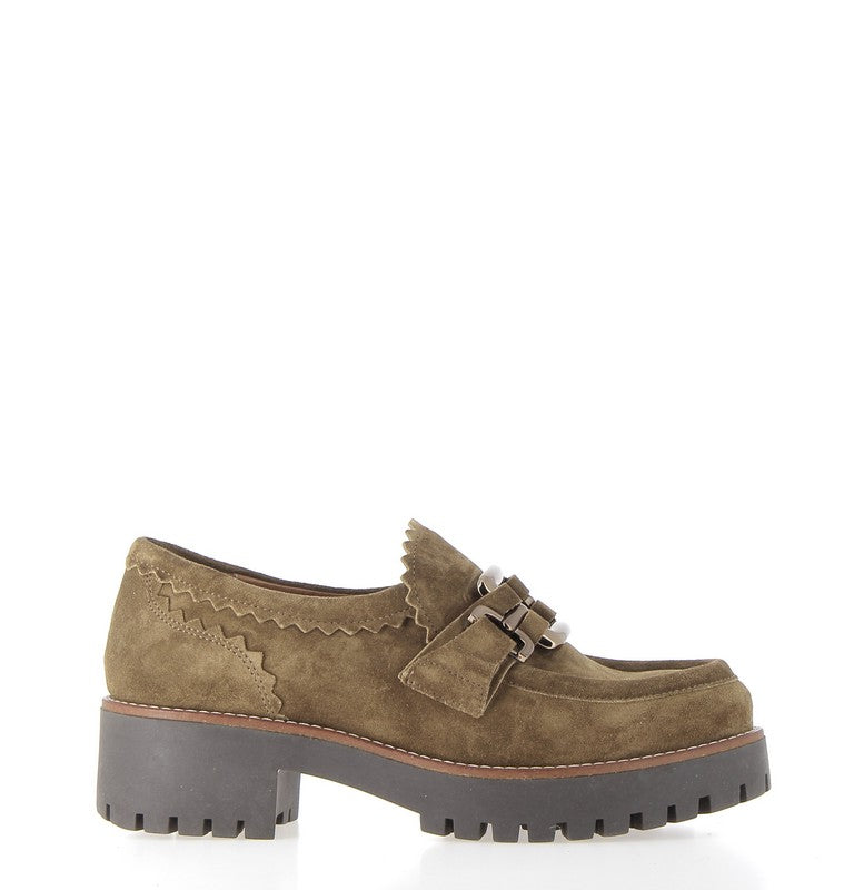 Mocassins Rose Metal JACQUEMEZ Camel