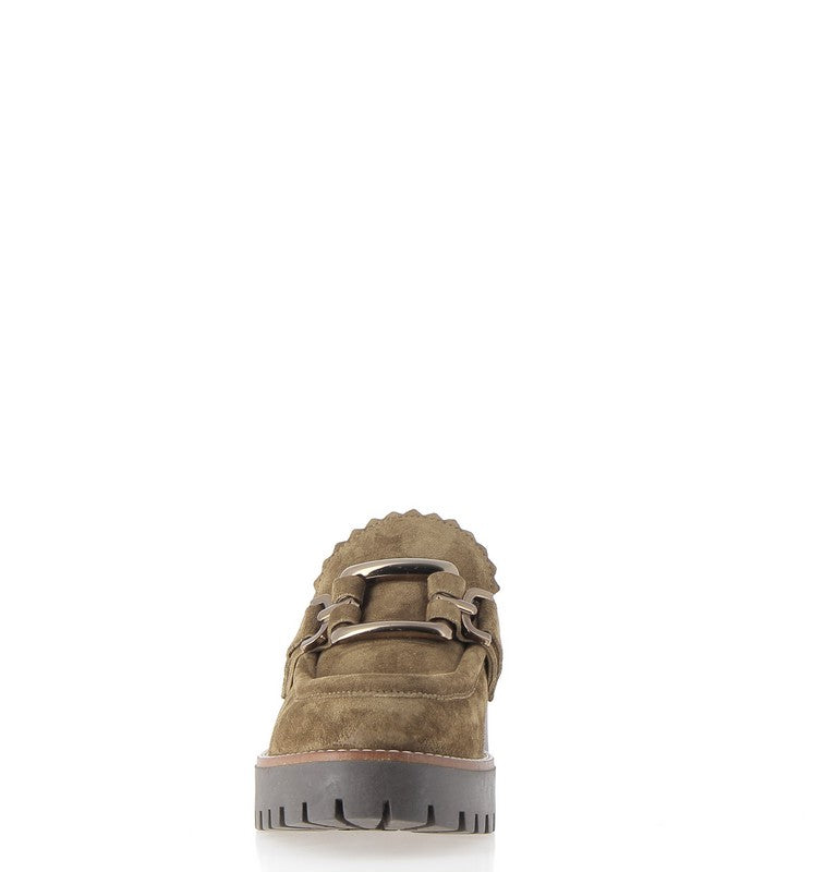 Mocassins Rose Metal JACQUEMEZ Camel