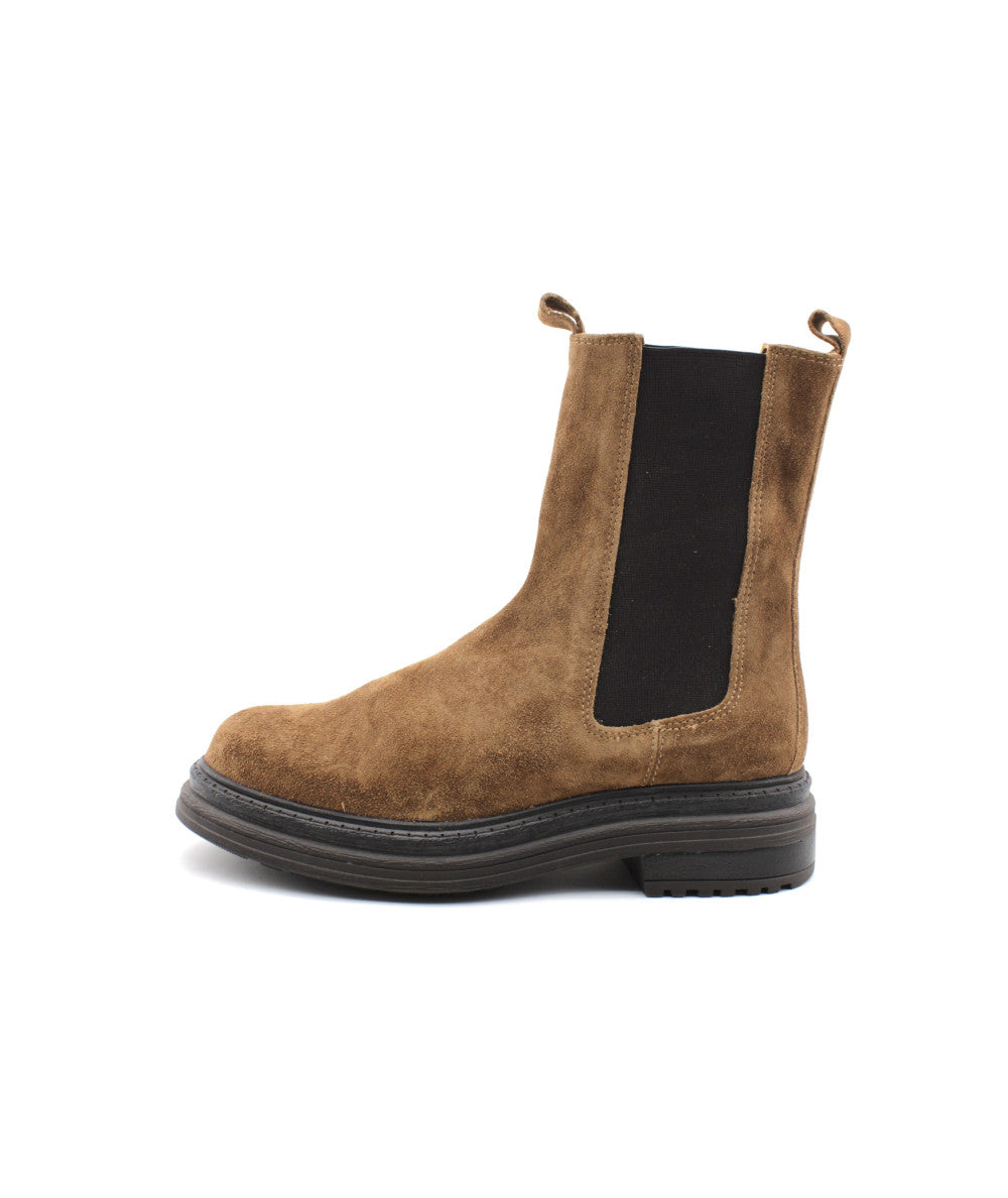Bottines Kira velours camel Aliwell