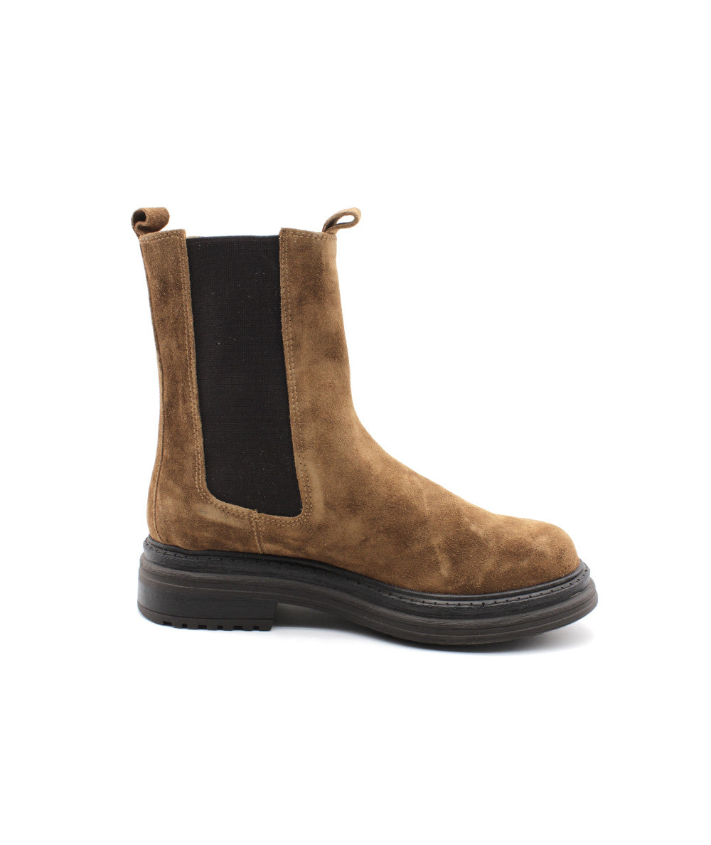 Bottines Kira velours camel Aliwell