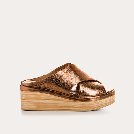 REQINS TANYA METAL CUIVRE SANDALES