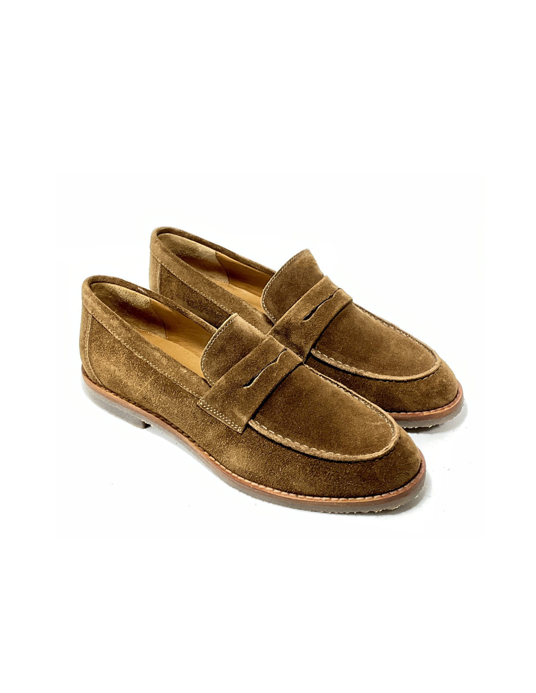 Mocassins Aliwell Pariz Velours Camel