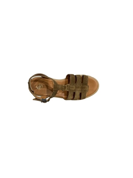 SANDALES SADIE VELOURS CAMEL SMS