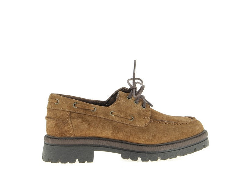 Derbies Etrechy suède tabac Coco Abricot