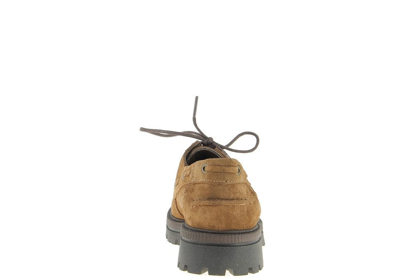 Derbies Etrechy suède tabac Coco Abricot