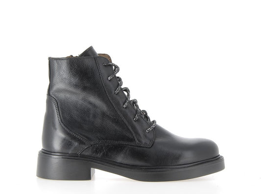 Bottines à lacet Ambiegna cuir noir Coco Abricot