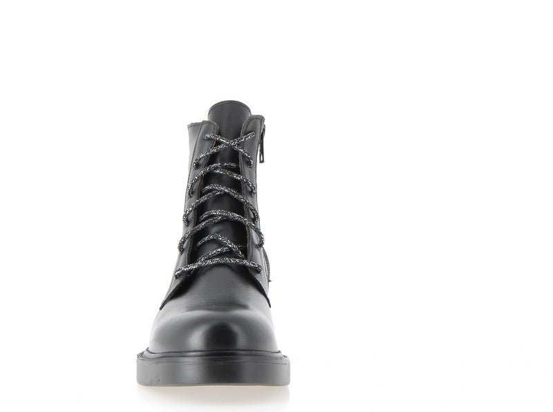 Bottines à lacet Ambiegna cuir noir Coco Abricot