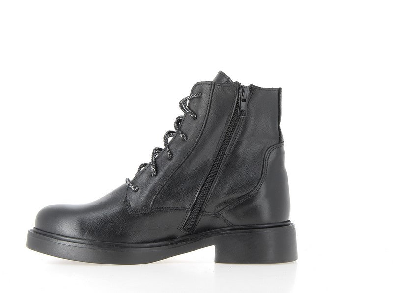 Bottines à lacet Ambiegna cuir noir Coco Abricot
